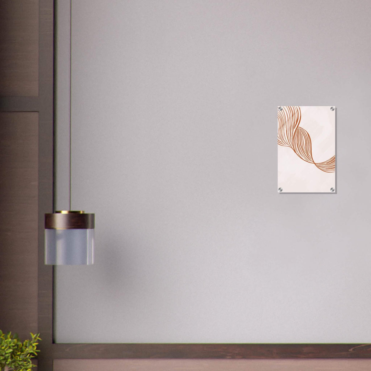 Da Vinci Contemporary Minimalist Wall Art - Acrylic Print - 30x45 cm / 12x18″ -