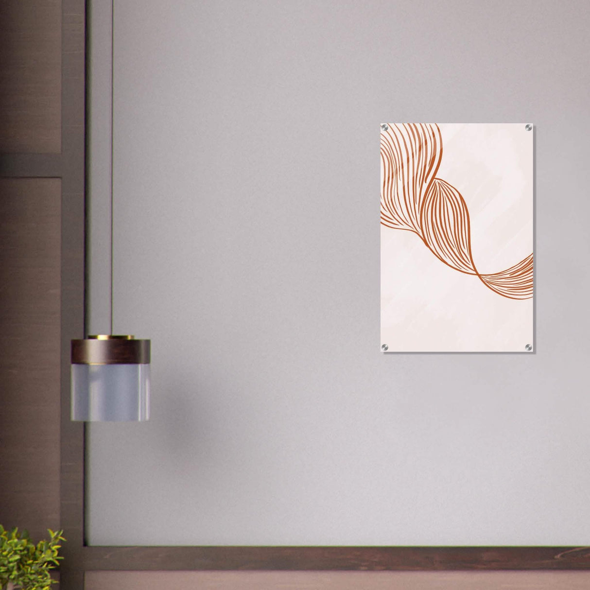 Da Vinci Contemporary Minimalist Wall Art - Acrylic Print - 50x75 cm / 20x30″ -