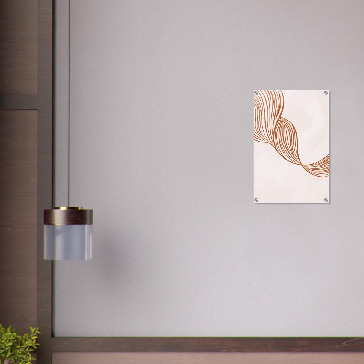 Da Vinci Contemporary Minimalist Wall Art - Acrylic Print - 40x60 cm / 16x24″ -