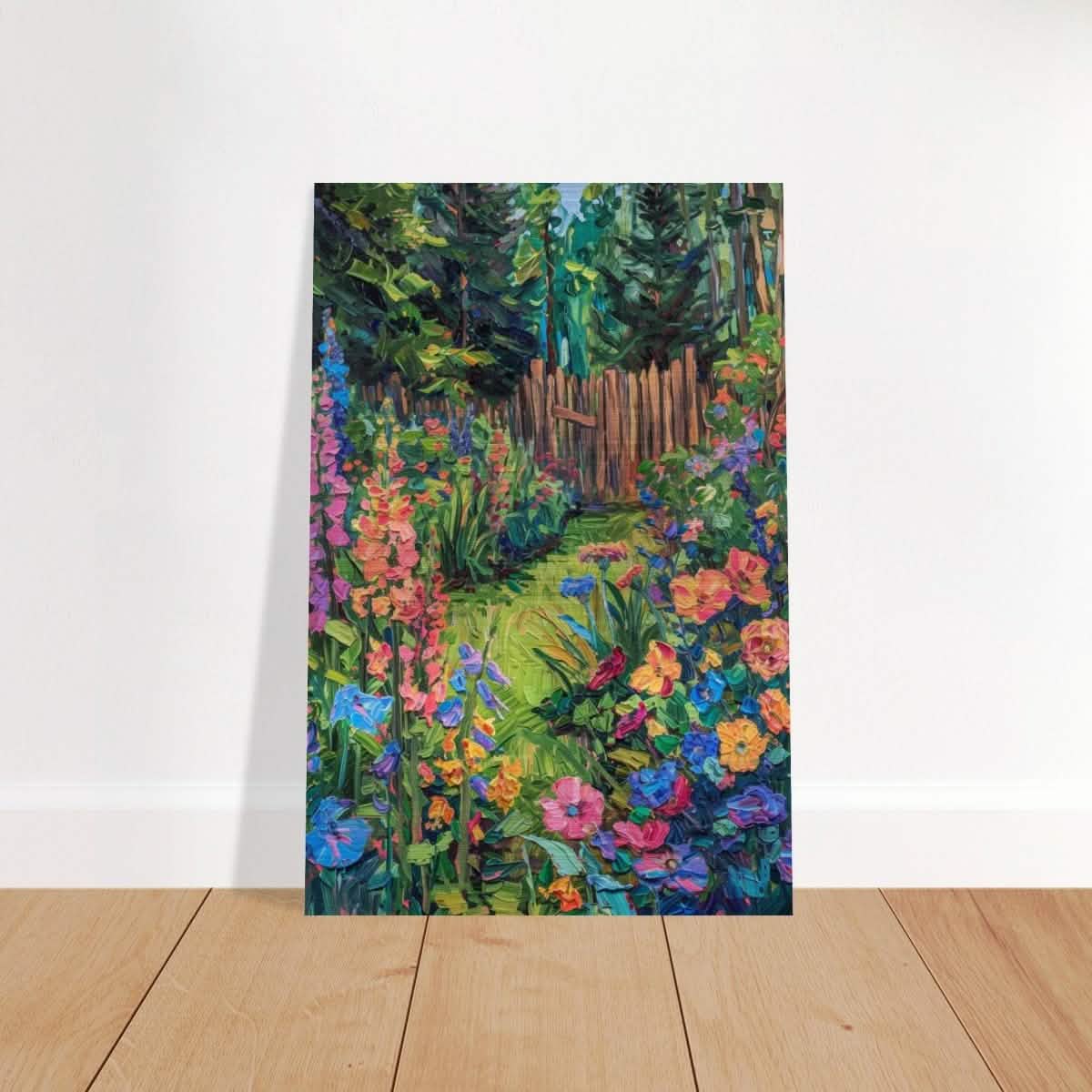 Da Vinci Contemporary Modern Art Wall art print | English garden - Brushed Aluminum Print - 60x90 cm / 24x36″ -