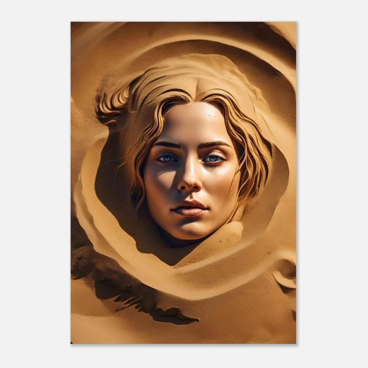 Da Vinci Contemporary Modern Art Wall art print | Sand Woman - Acrylic Print - 30x45 cm / 12x18″ -