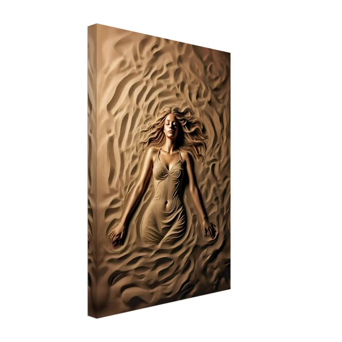 Da Vinci Contemporary Modern Art Wall art print | Sand Woman - Canvas - 30x45 cm / 12x18″ -