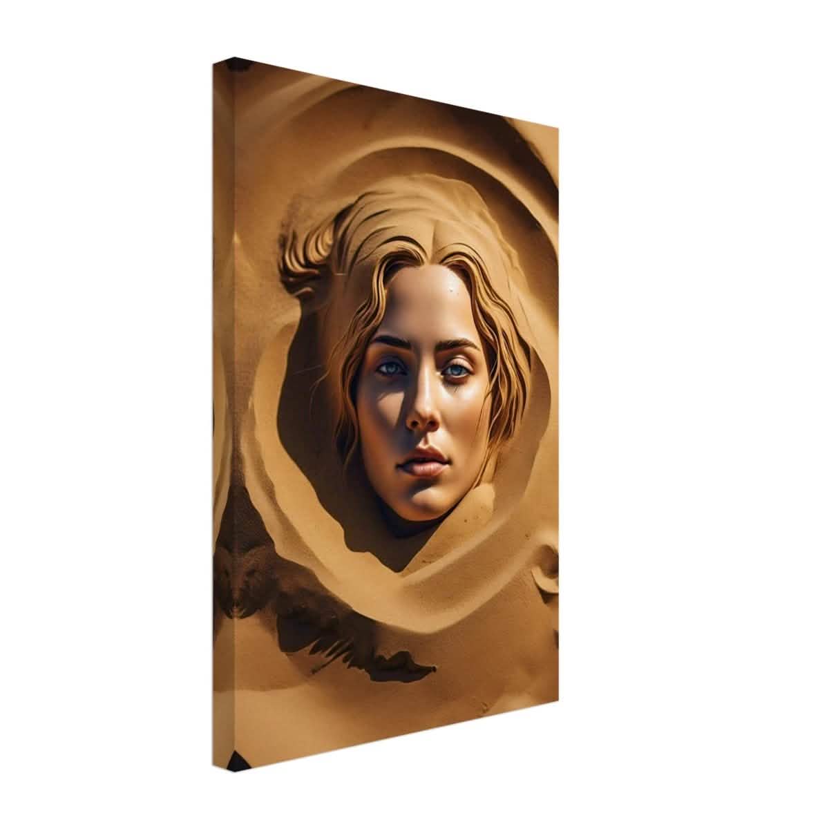 Da Vinci Contemporary Modern Art Wall art print | Sand Woman - Canvas - 30x45 cm / 12x18″ -