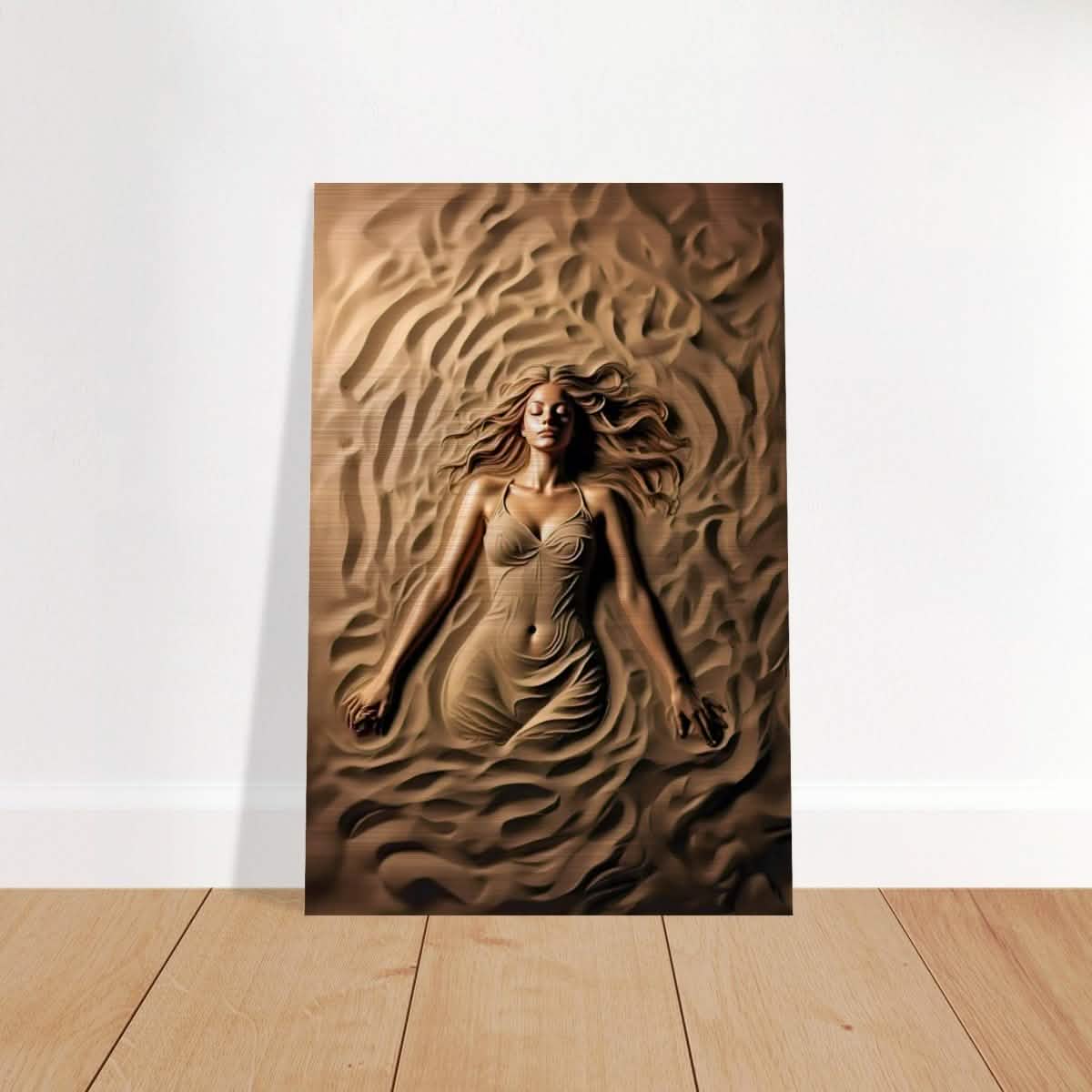 Da Vinci Contemporary Modern Art Wall art print | Sand Woman - Acrylic Print - 30x45 cm / 12x18″ -