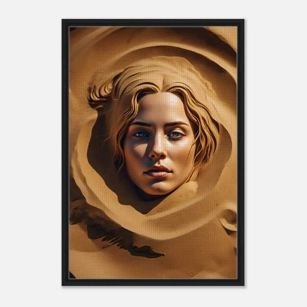 Da Vinci Contemporary Modern Art Wall art print | Sand Woman - Acrylic Print - 30x45 cm / 12x18″ -