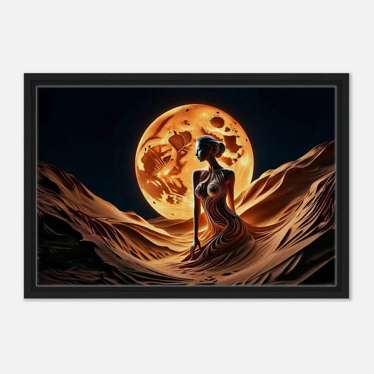 Da Vinci Contemporary Modern Art Wall art print | Sand Woman - Acrylic Print - 30x45 cm / 12x18″ -