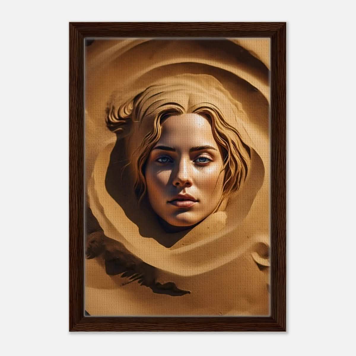 Da Vinci Contemporary Modern Art Wall art print | Sand Woman - Acrylic Print - 30x45 cm / 12x18″ -