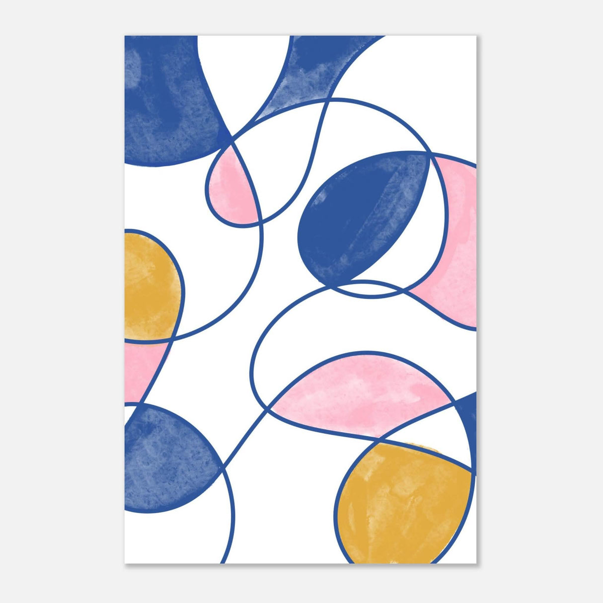 Da Vinci Contemporary Modern Art - Aluminum Print - 50x75 cm / 20x30″ -