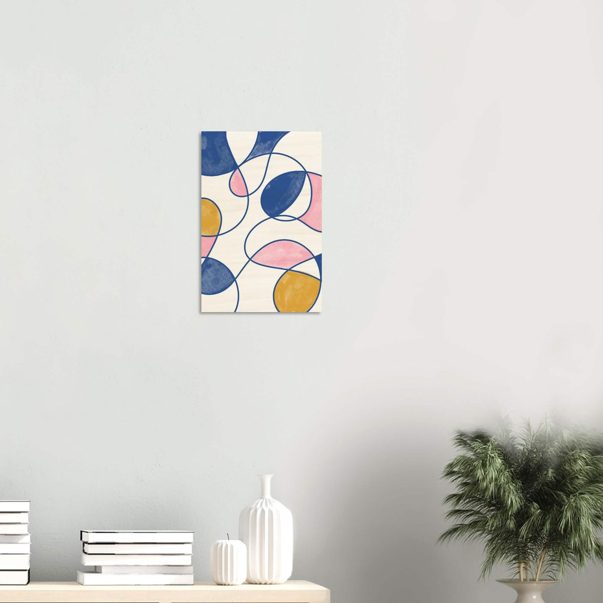 Da Vinci Contemporary Modern Art - Wood Prints - 30x45 cm / 12x18″ - 10 mm