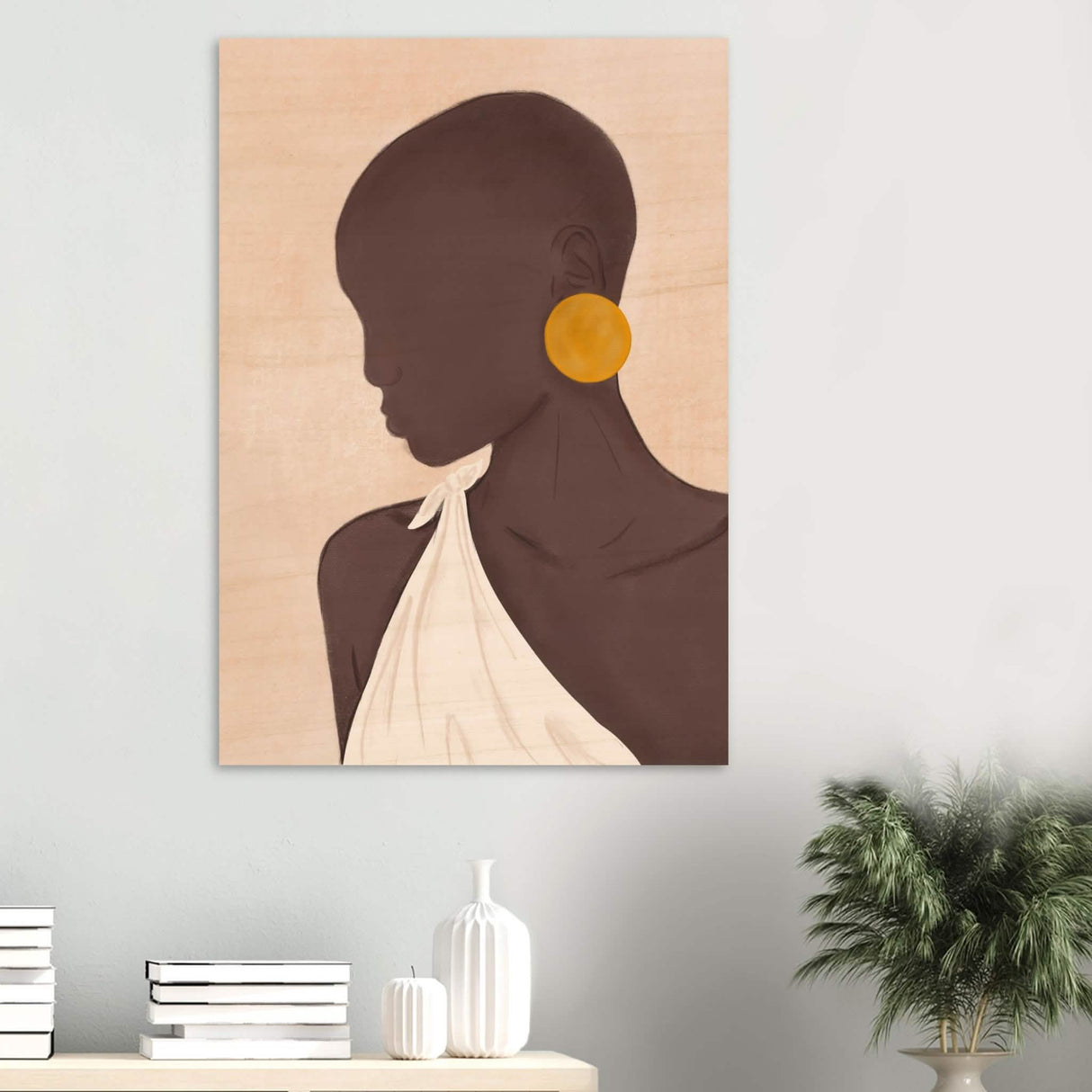 Da Vinci Contemporary Modern Art - Wood Prints - 70x100 cm / 28x40″ - 20 mm