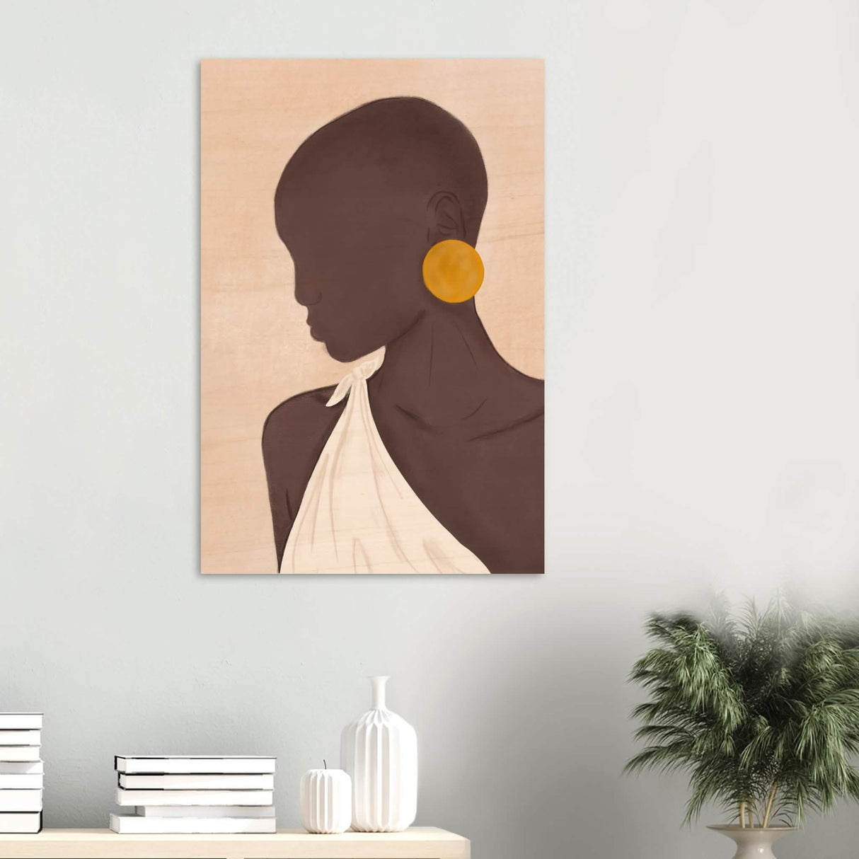 Da Vinci Contemporary Modern Art - Wood Prints - 60x90 cm / 24x36″ - 10 mm