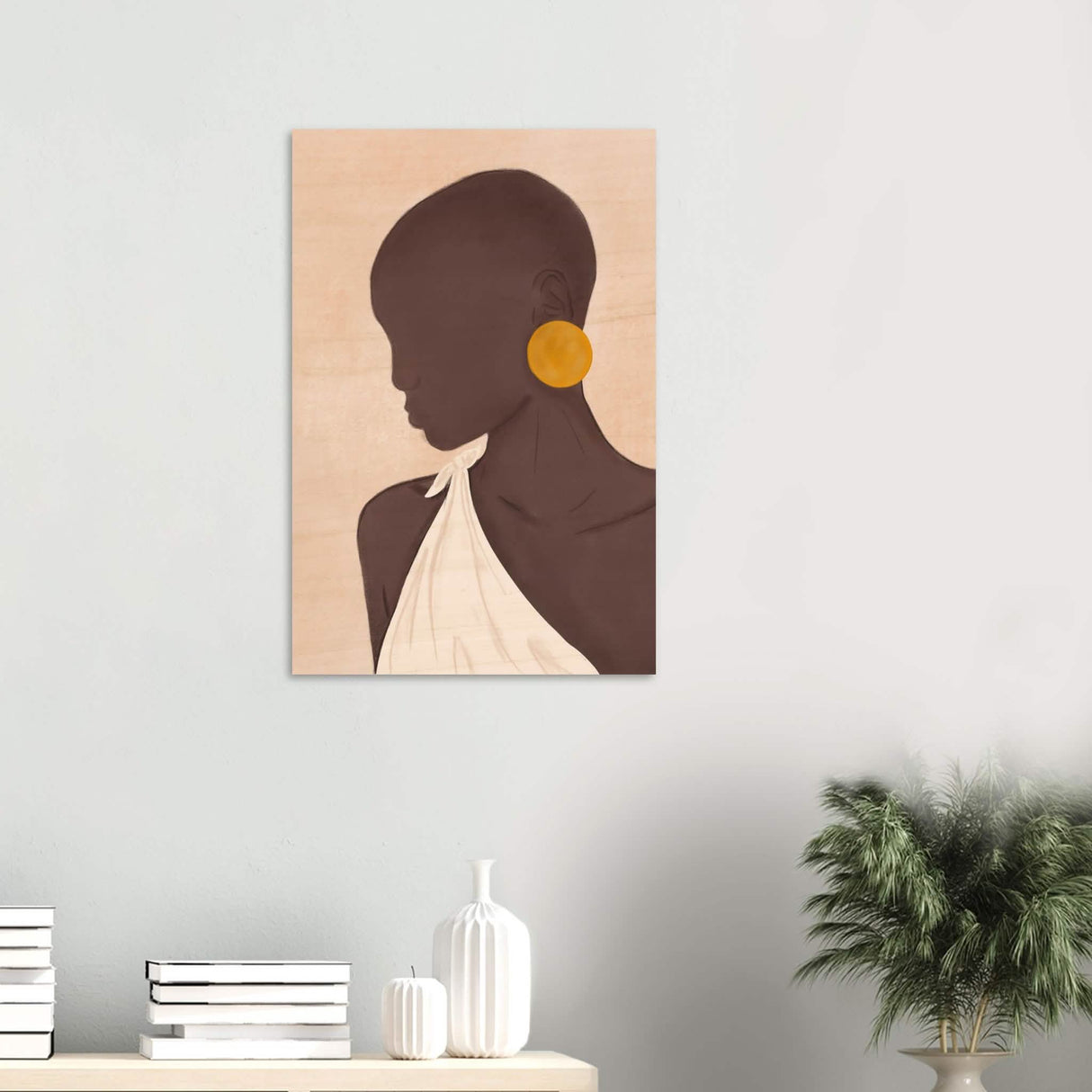 Da Vinci Contemporary Modern Art - Wood Prints - 50x75 cm / 20x30″ - 10 mm