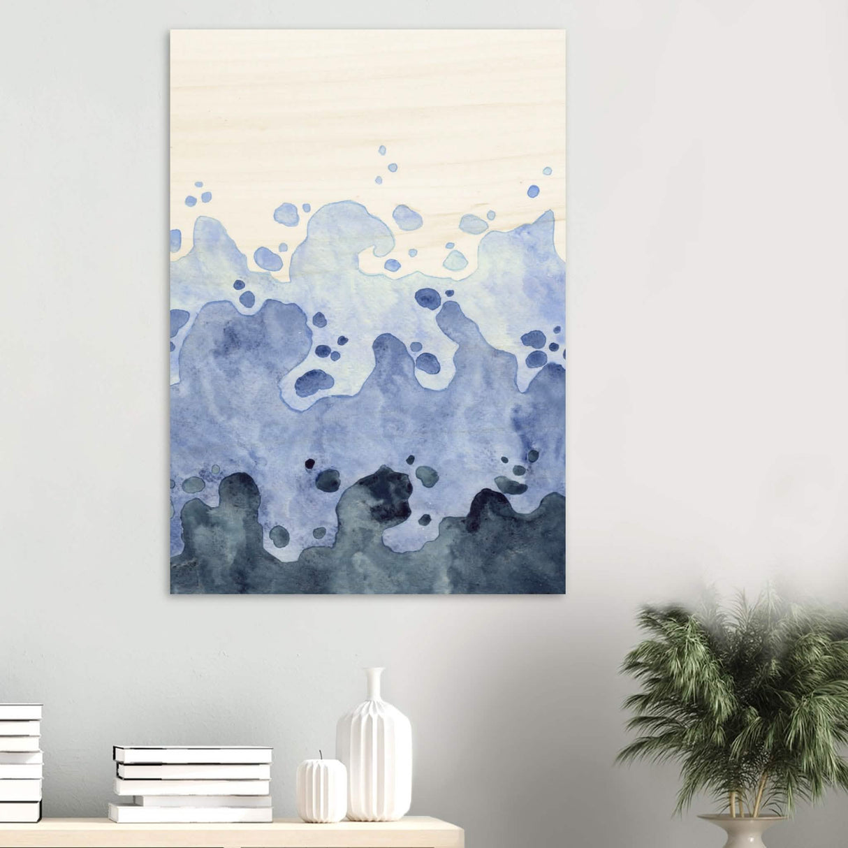 Da Vinci Contemporary Modern Wall Art | Beach - Wood Prints - 70x100 cm / 28x40″ - 10 mm