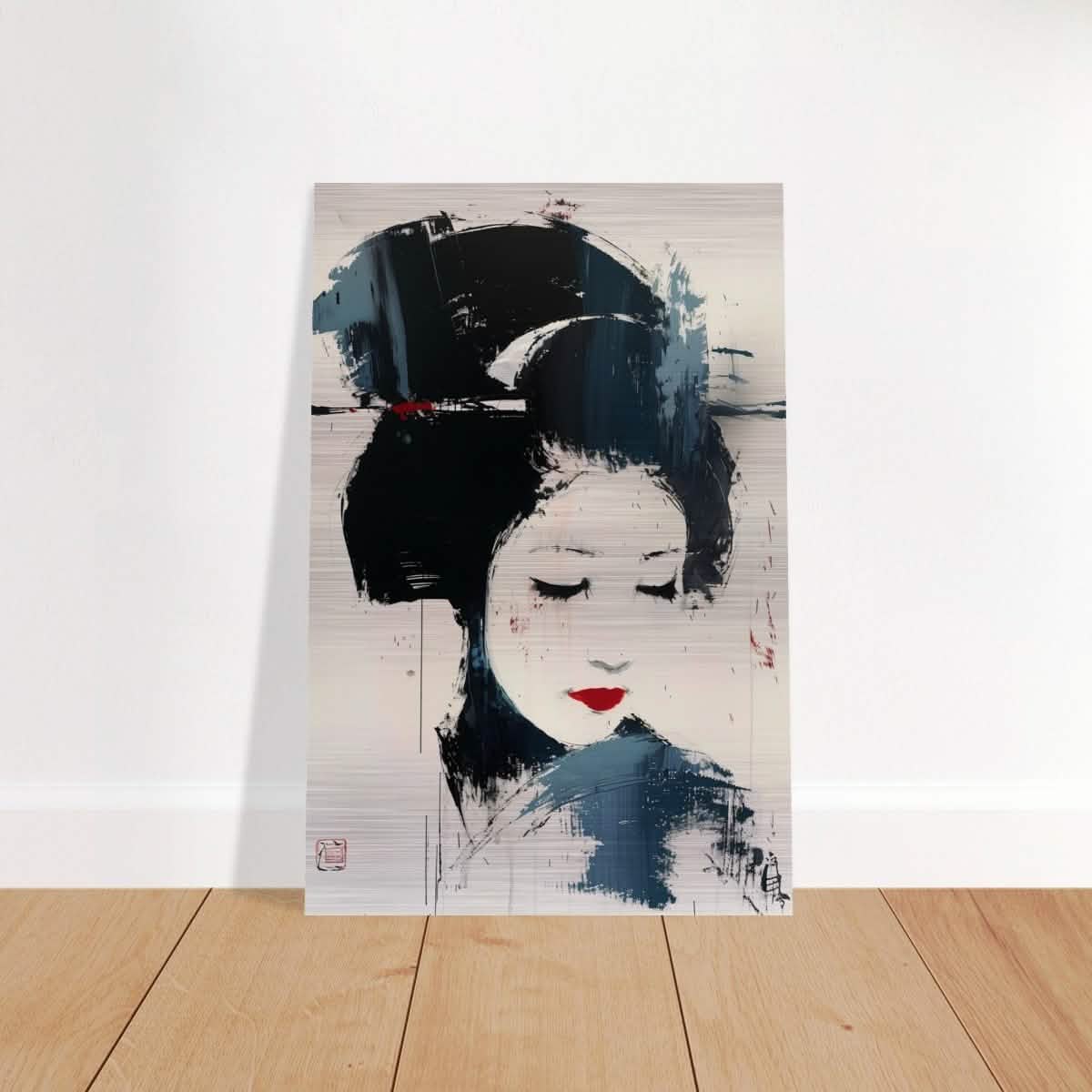 Da Vinci Contemporary Modern Wall art Print | Japanese art - Brushed Aluminum Print - 60x90 cm / 24x36″ -