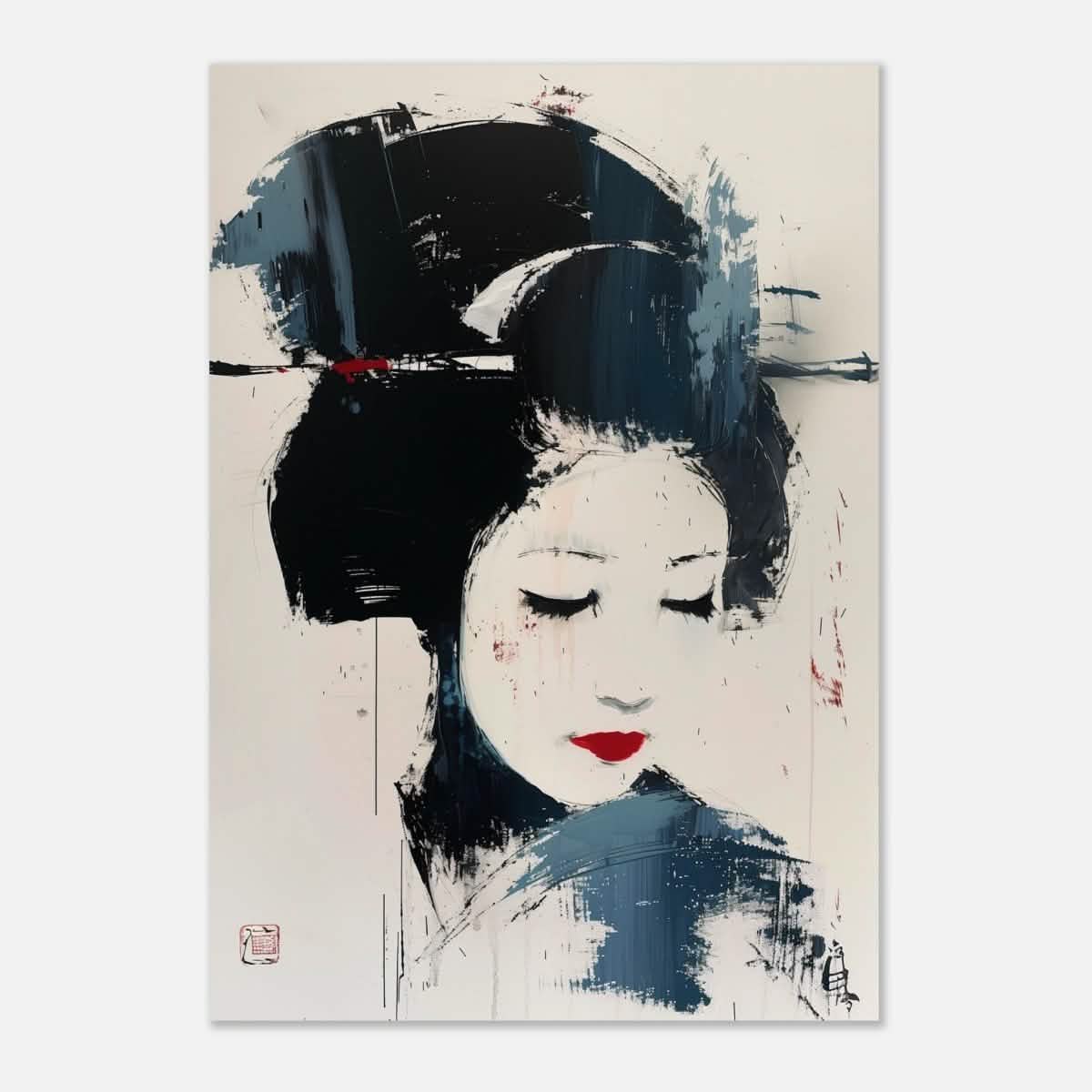 Da Vinci Contemporary Modern Wall art Print | Japanese art - Aluminum Print - 70x100 cm / 28x40″ -