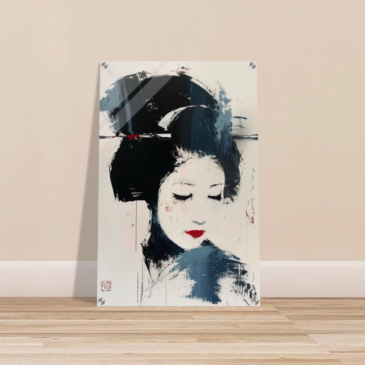 Da Vinci Contemporary Modern Wall art Print | Japanese art - Acrylic Print - 50x75 cm / 20x30″ -