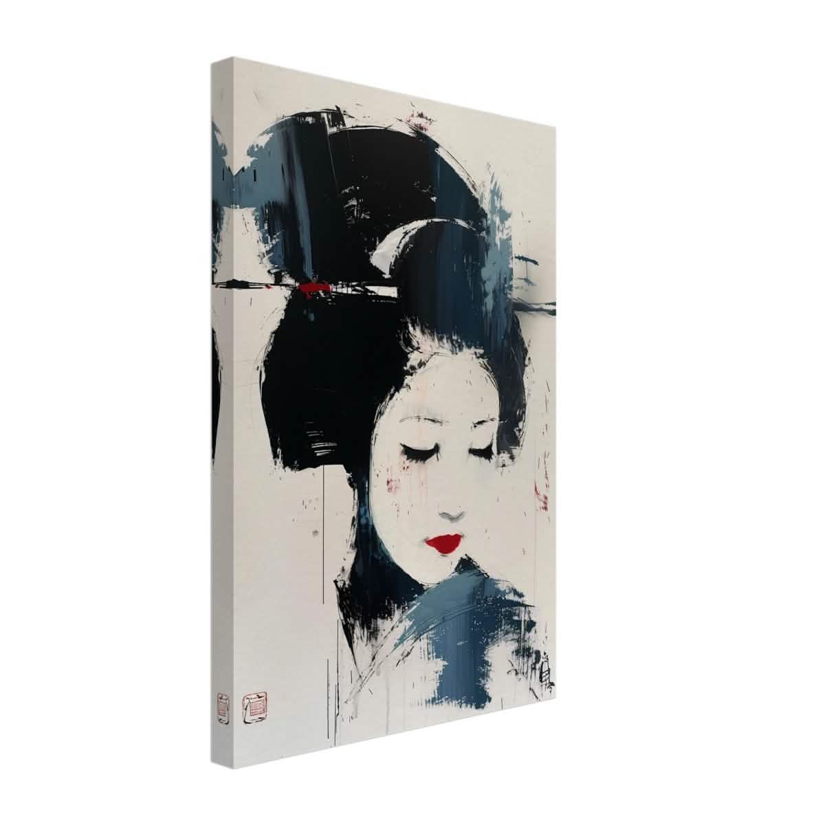 Da Vinci Contemporary Modern Wall art Print | Japanese art - Canvas - 30x45 cm / 12x18″ - Slim