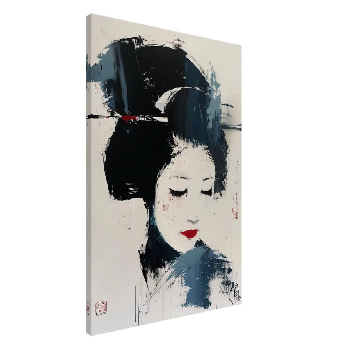 Da Vinci Contemporary Modern Wall art Print | Japanese art - Canvas - 60x90 cm / 24x36″ - Slim