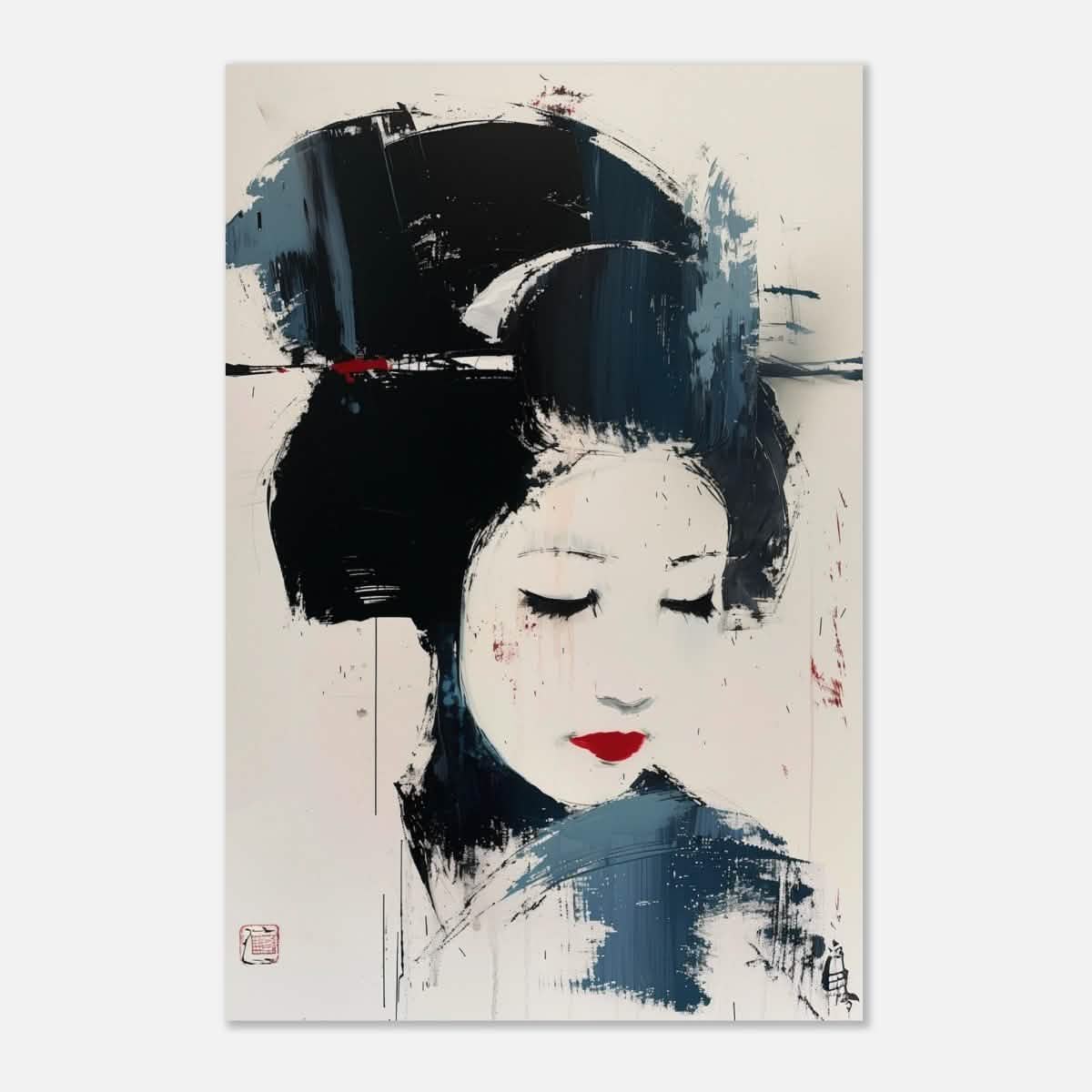 Da Vinci Contemporary Modern Wall art Print | Japanese art - Aluminum Print - 60x90 cm / 24x36″ -