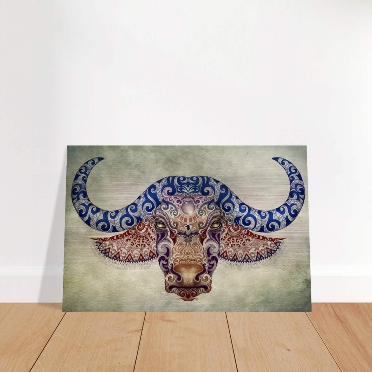 Da Vinci Contemporary Modern Wall art Print - Brushed Aluminum Print - 30x45 cm / 12x18″ -