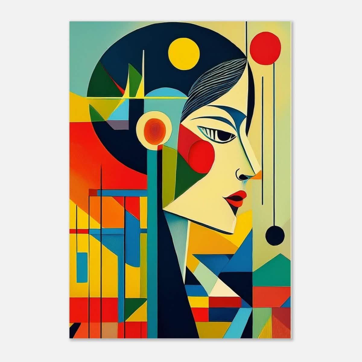 Da Vinci Contemporary Modern Wall Art - Aluminum Print - 70x100 cm / 28x40″ -