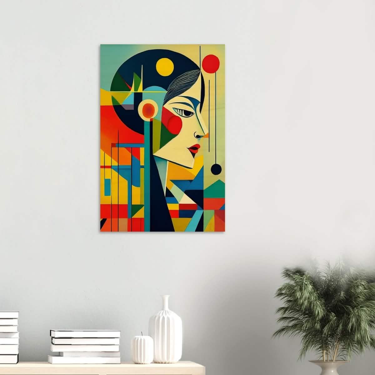 Da Vinci Contemporary Modern Wall Art - Wood Prints - 50x75 cm / 20x30″ - 20 mm