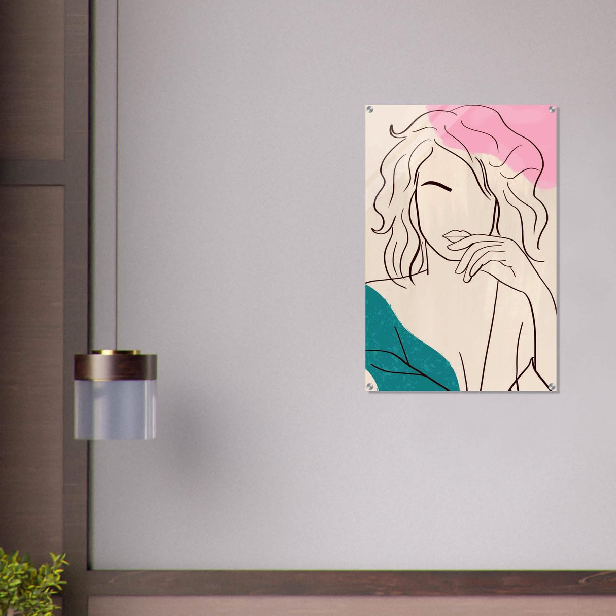 Da Vinci Contemporary Modern Wall Art - Acrylic Print - 60x90 cm / 24x36″ -