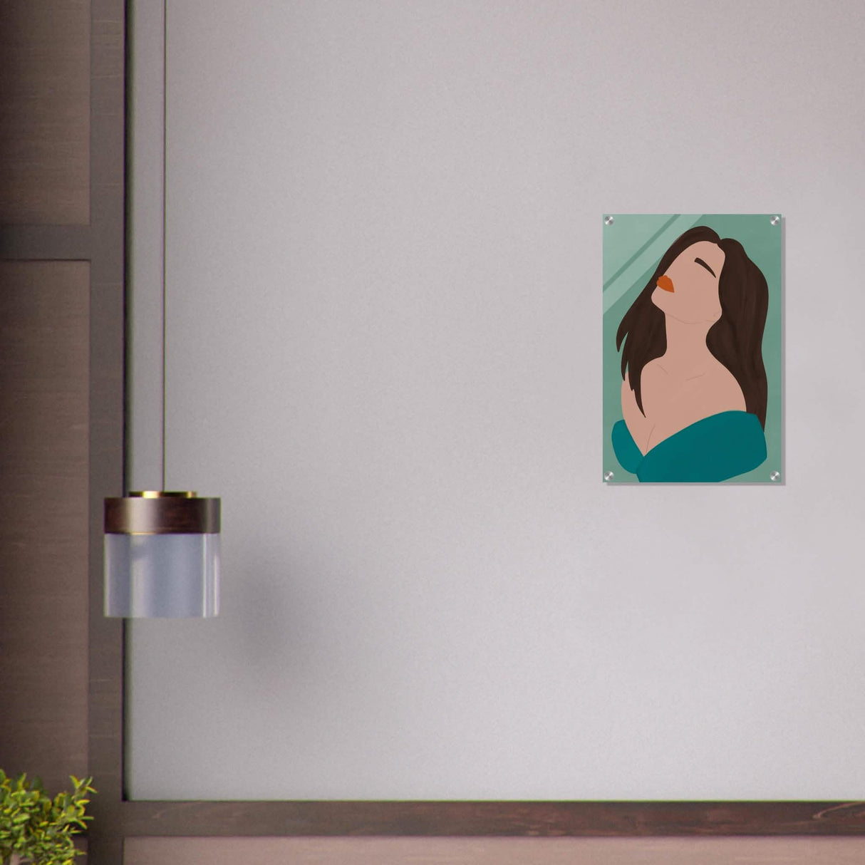 Da Vinci Contemporary Modern Wall Art - Acrylic Print - 40x60 cm / 16x24″ -