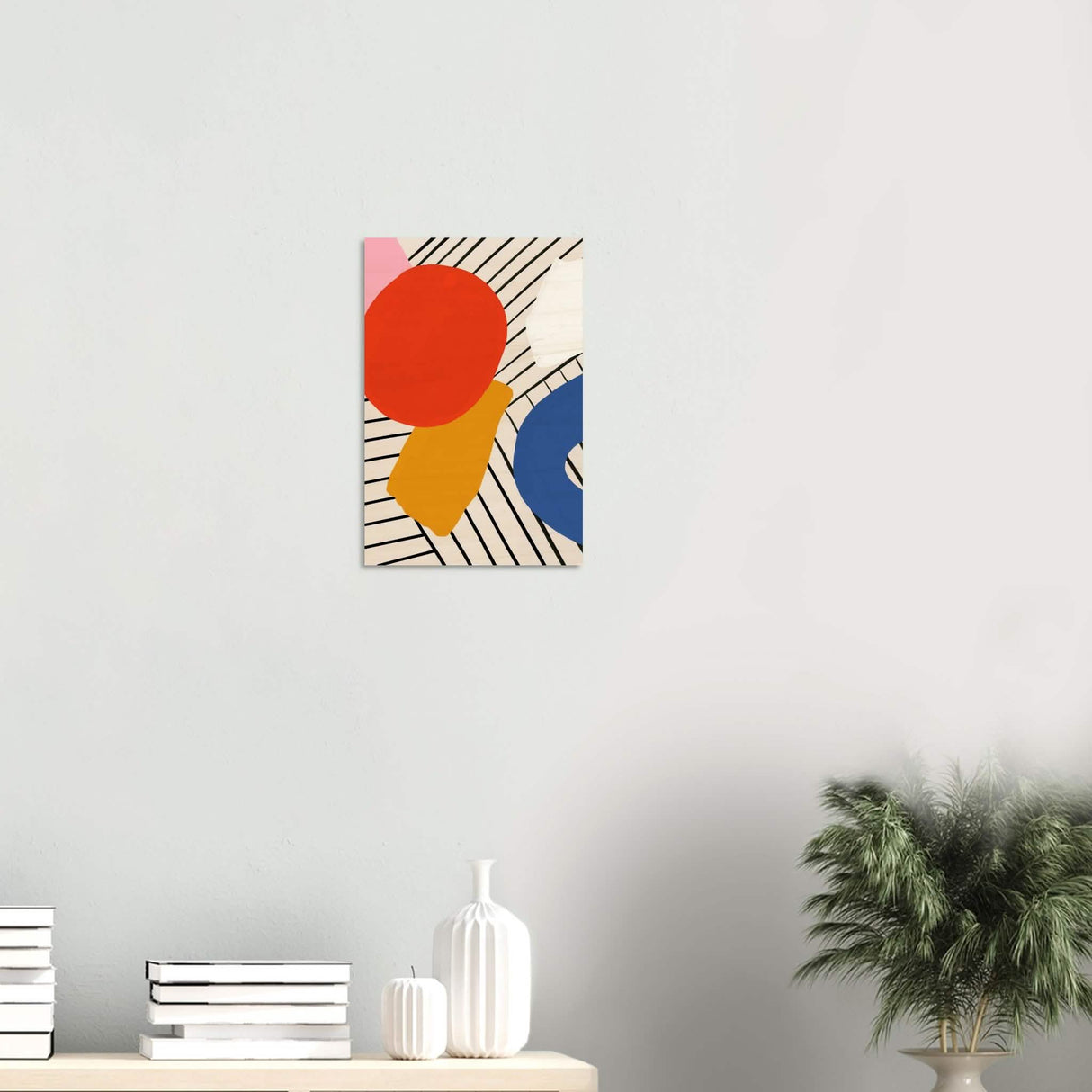 Da Vinci Contemporary Modern Wall Art - Wood Prints - 30x45 cm / 12x18″ - 20 mm