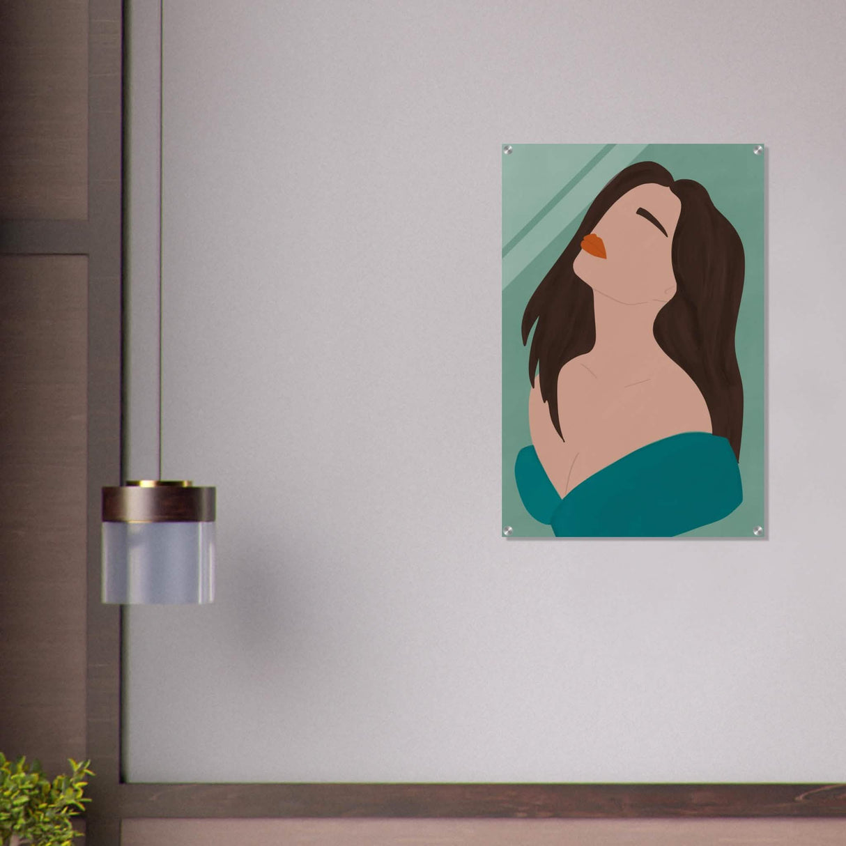 Da Vinci Contemporary Modern Wall Art - Acrylic Print - 60x90 cm / 24x36″ -