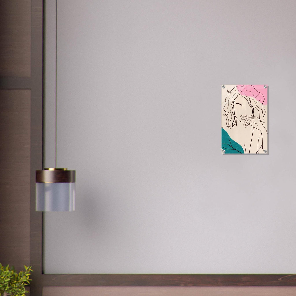 Da Vinci Contemporary Modern Wall Art - Acrylic Print - 30x45 cm / 12x18″ -