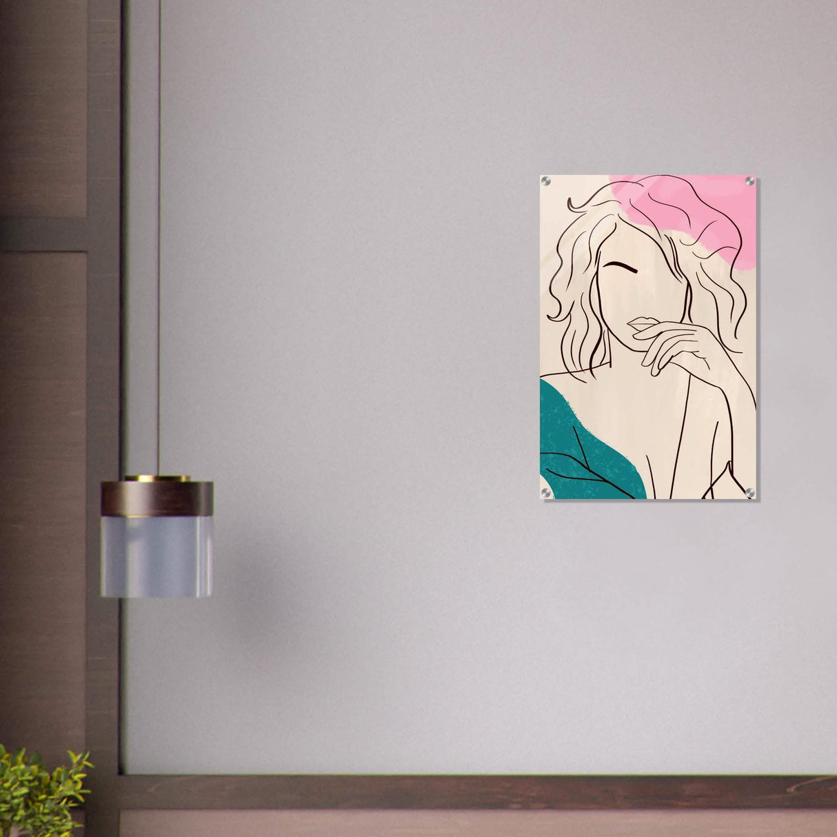 Da Vinci Contemporary Modern Wall Art - Acrylic Print - 50x75 cm / 20x30″ -