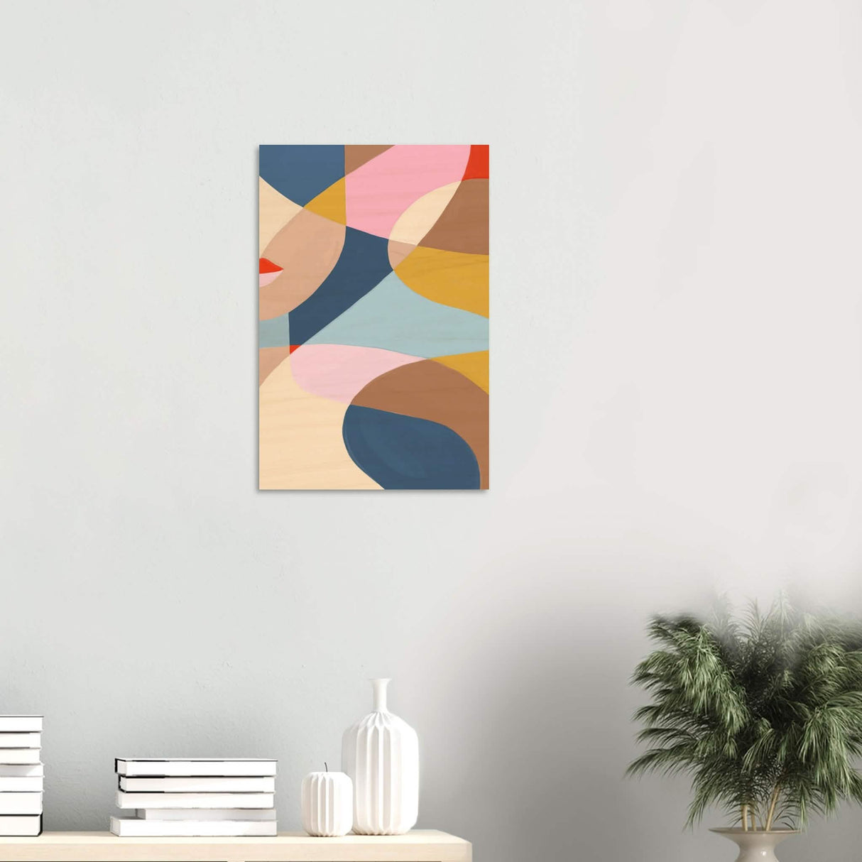 Da Vinci Contemporary Modern Wall Art - Wood Prints - 40x60 cm / 16x24″ - 20 mm