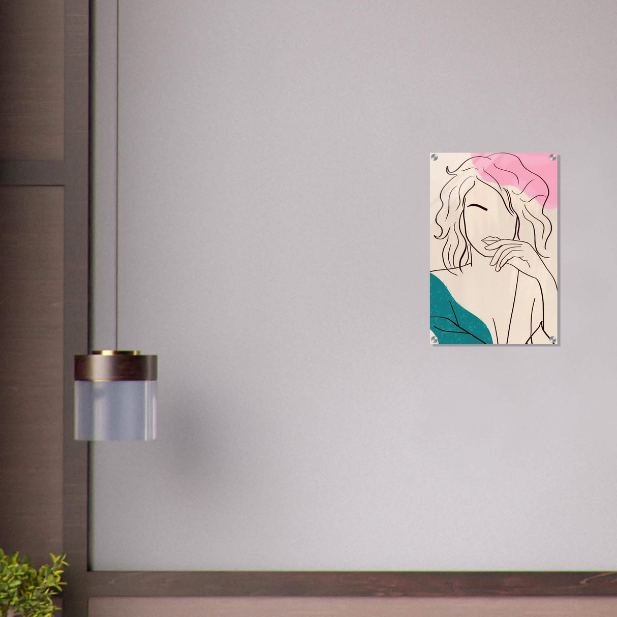 Da Vinci Contemporary Modern Wall Art - Acrylic Print - 40x60 cm / 16x24″ -