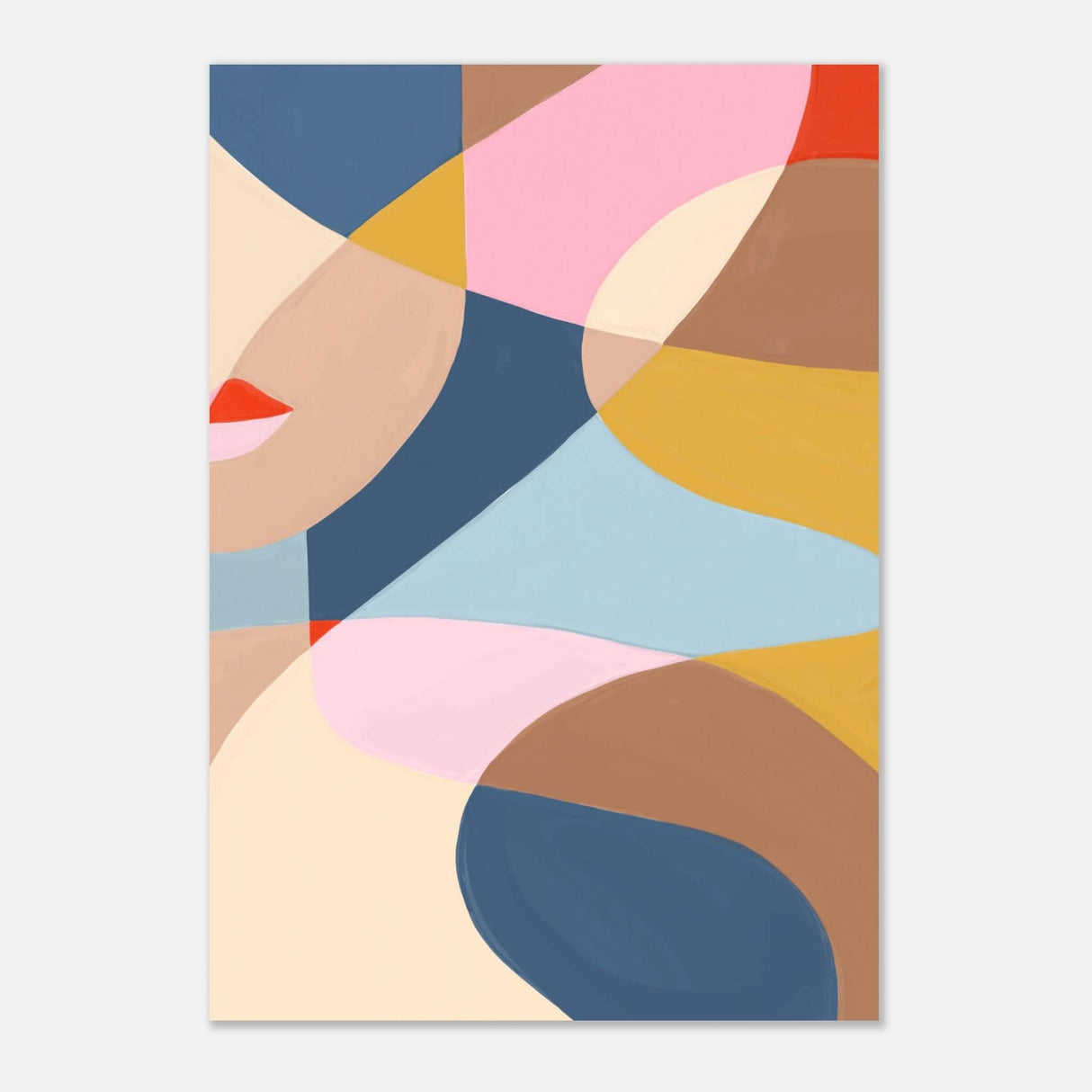 Da Vinci Contemporary Modern Wall Art - Aluminum Print - 70x100 cm / 28x40″ -