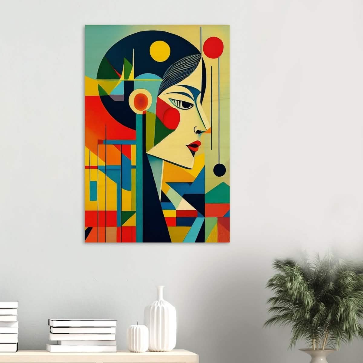 Da Vinci Contemporary Modern Wall Art - Wood Prints - 60x90 cm / 24x36″ - 10 mm