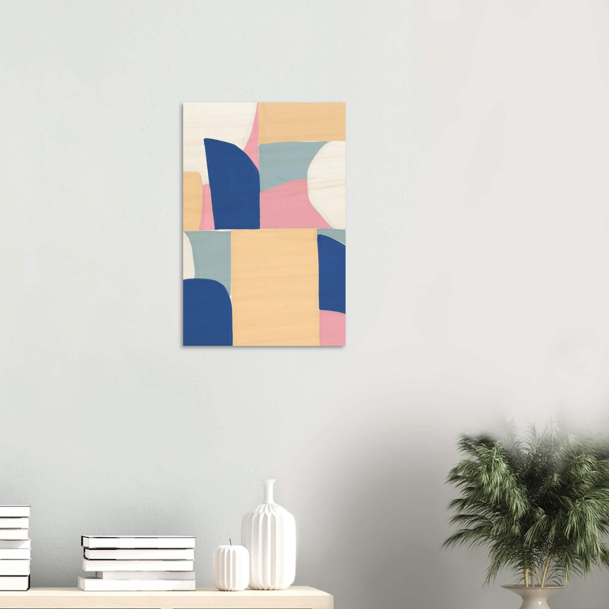 Da Vinci Contemporary Modern Wall Art - Wood Prints - 40x60 cm / 16x24″ - 10 mm