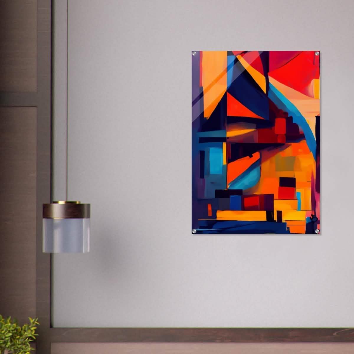 Da Vinci Contemporary Modern Wall Art - Acrylic Print - 70x100 cm / 28x40″ -