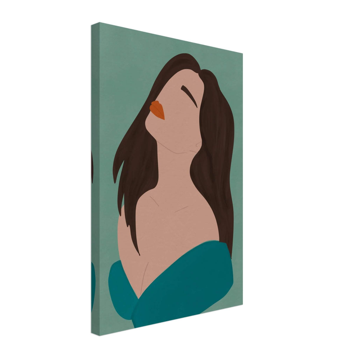 Da Vinci Contemporary Modern Wall Art - Canvas - 40x60 cm / 16x24″ - Thick