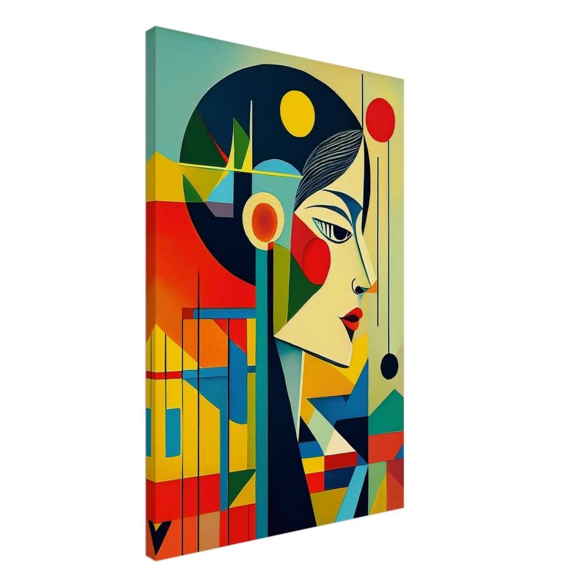 Da Vinci Contemporary Modern Wall Art - Canvas - 60x90 cm / 24x36″ - Thick