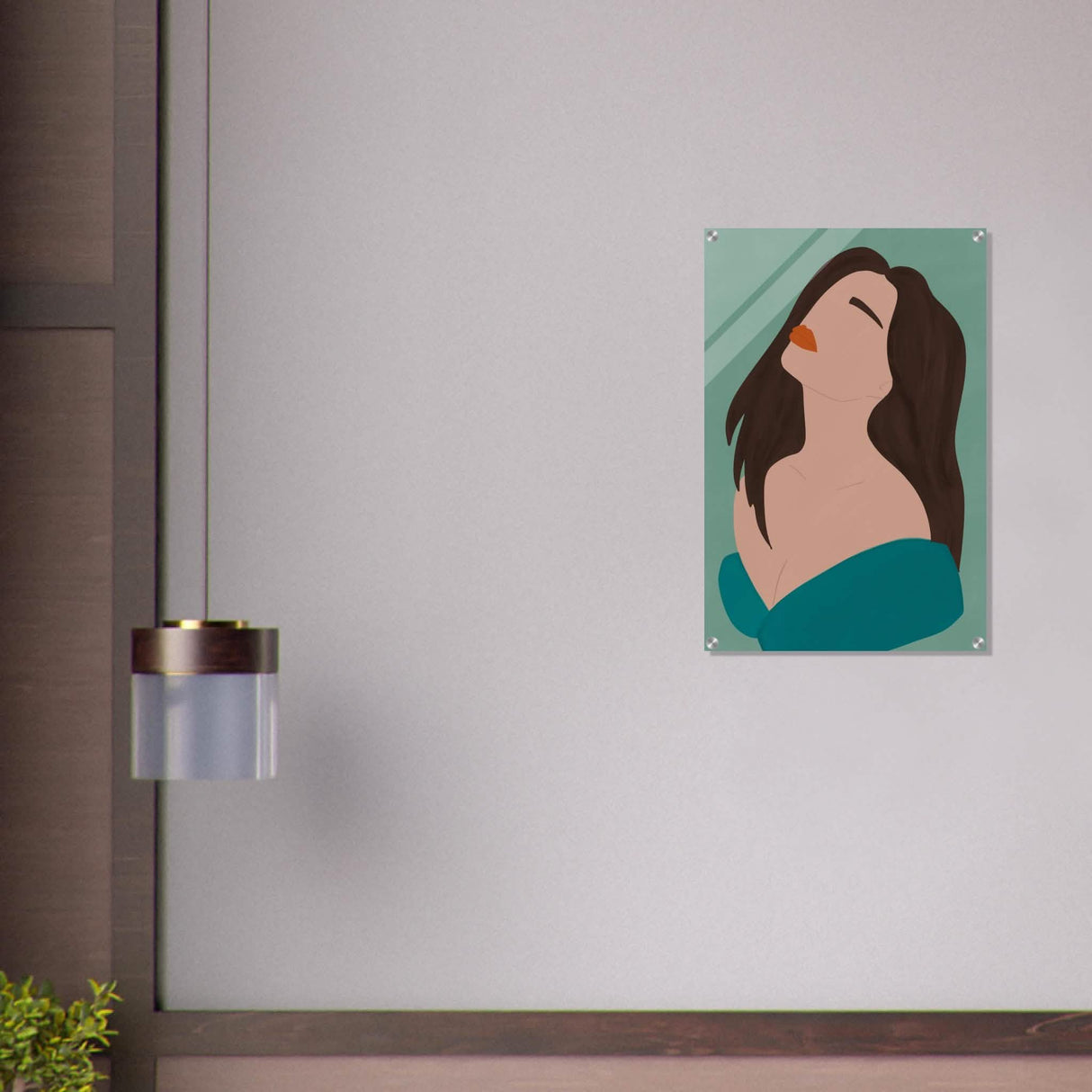 Da Vinci Contemporary Modern Wall Art - Acrylic Print - 50x75 cm / 20x30″ -