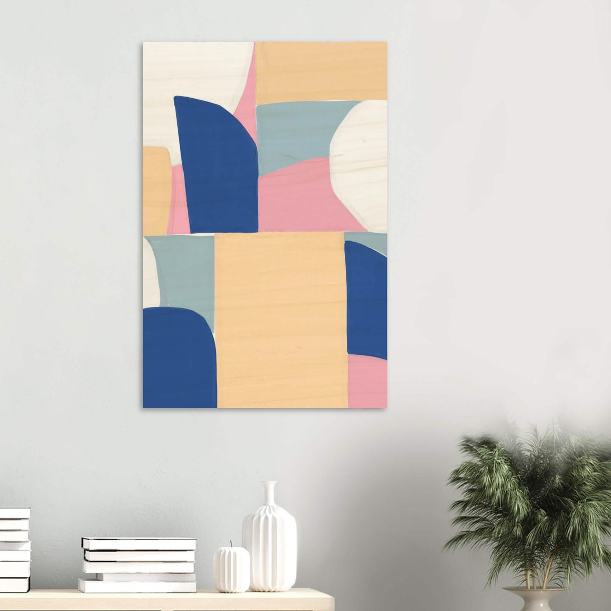 Da Vinci Contemporary Modern Wall Art - Wood Prints - 60x90 cm / 24x36″ - 10 mm