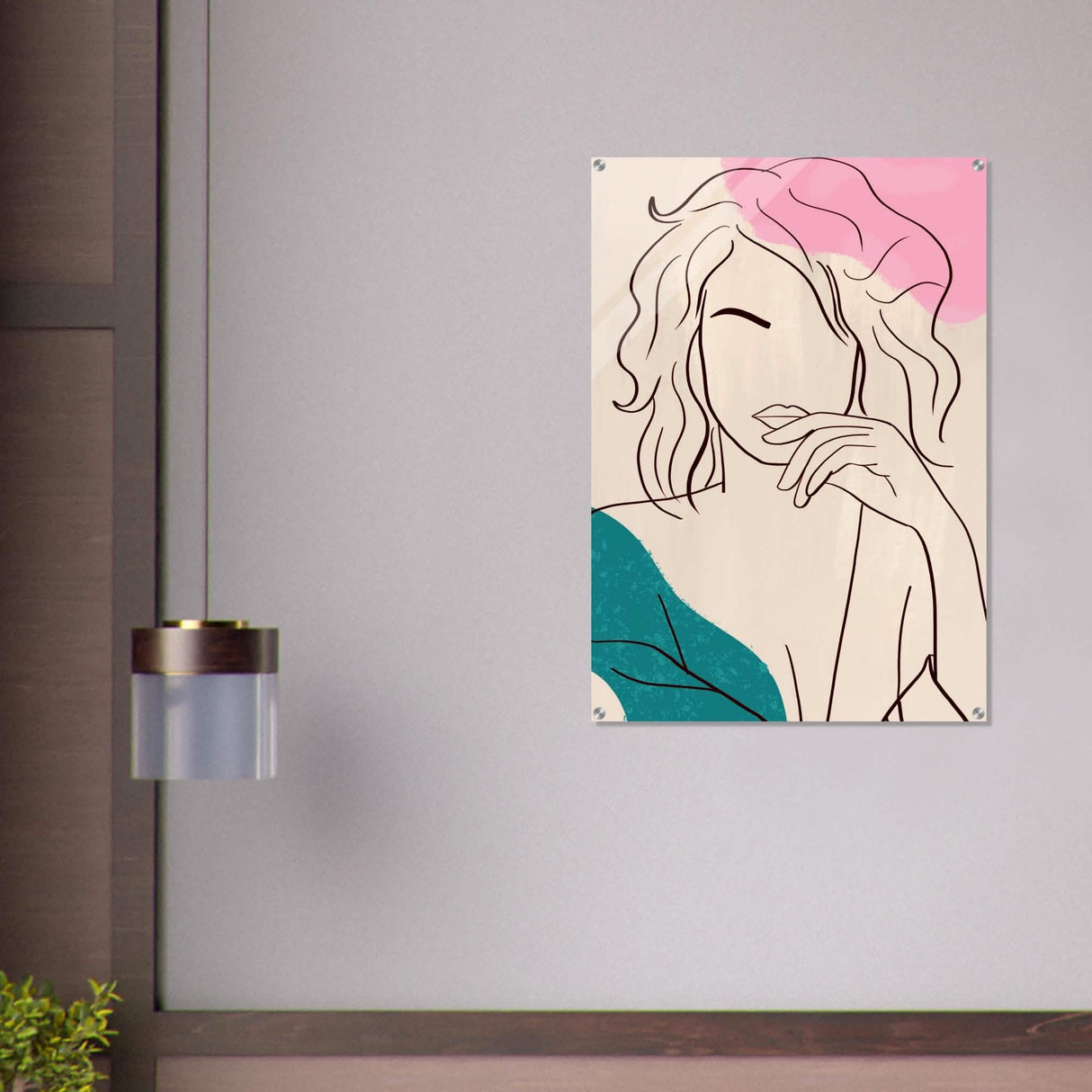 Da Vinci Contemporary Modern Wall Art - Acrylic Print - 70x100 cm / 28x40″ -