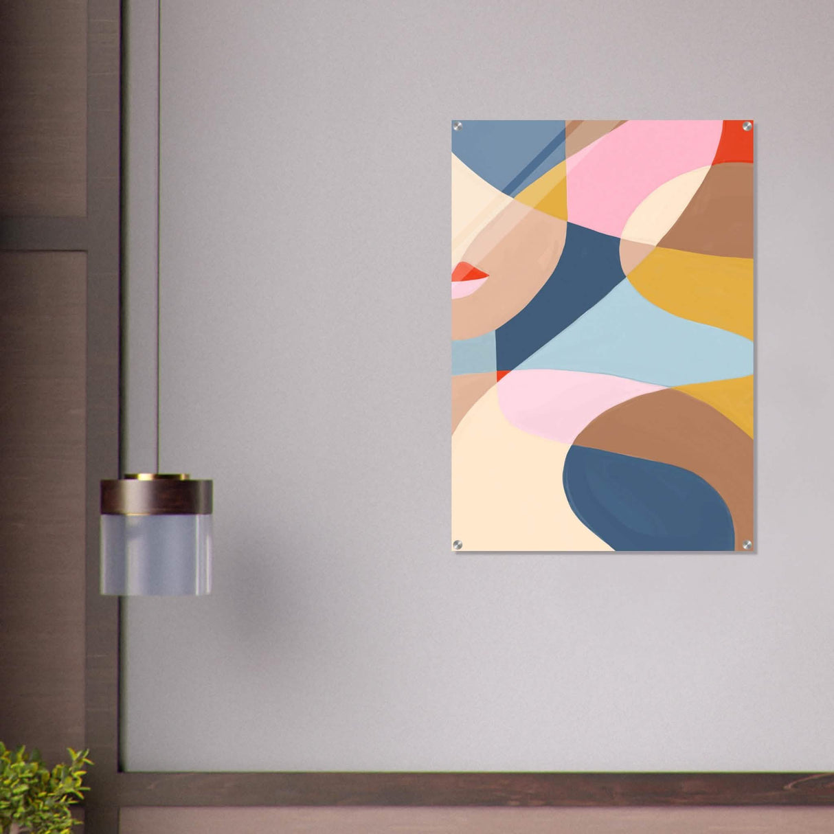 Da Vinci Contemporary Modern Wall Art - Acrylic Print - 70x100 cm / 28x40″ -