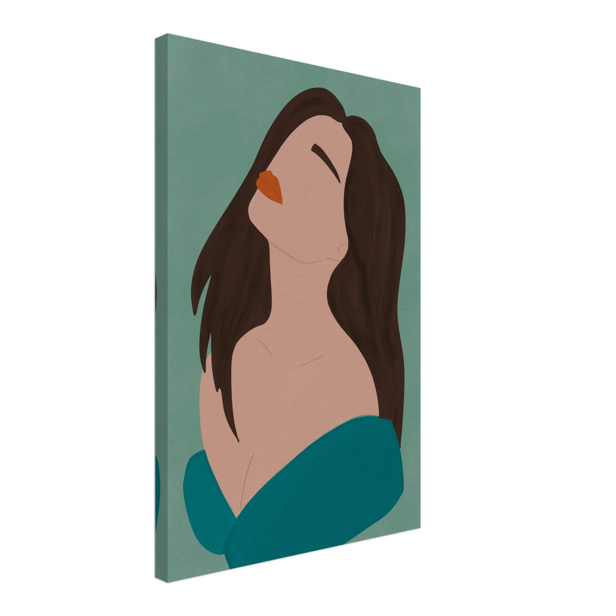 Da Vinci Contemporary Modern Wall Art - Canvas - 40x60 cm / 16x24″ - Slim