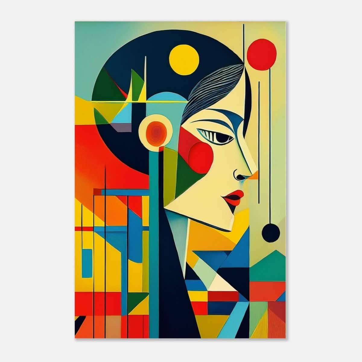 Da Vinci Contemporary Modern Wall Art - Aluminum Print - 60x90 cm / 24x36″ -