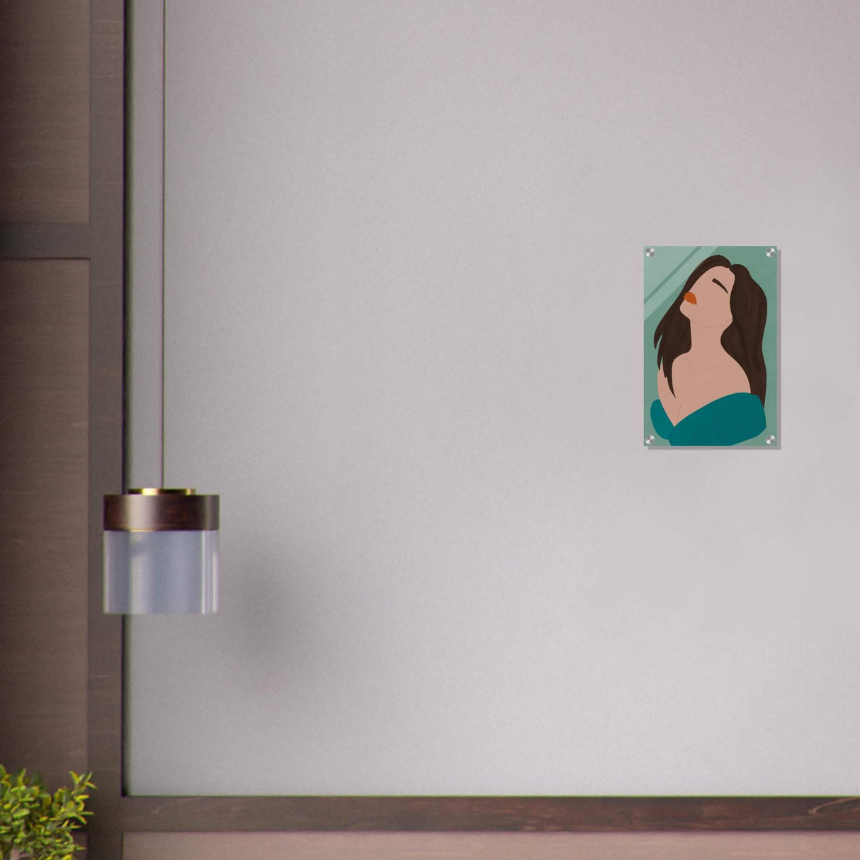 Da Vinci Contemporary Modern Wall Art - Acrylic Print - 30x45 cm / 12x18″ -