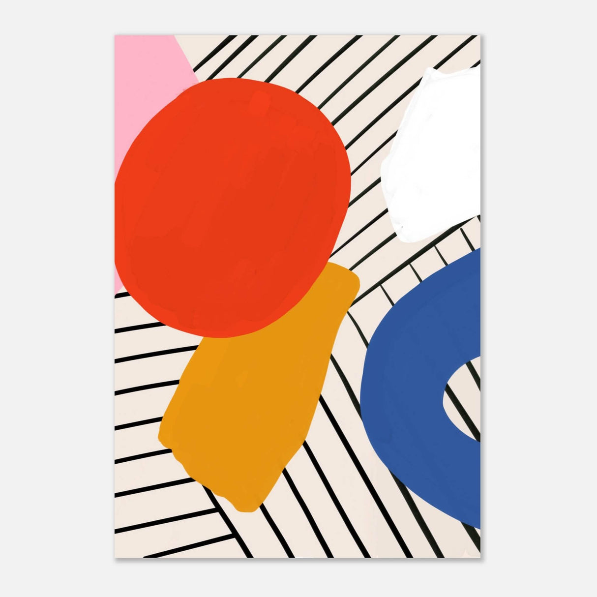 Da Vinci Contemporary Modern Wall Art - Aluminum Print - 70x100 cm / 28x40″ -