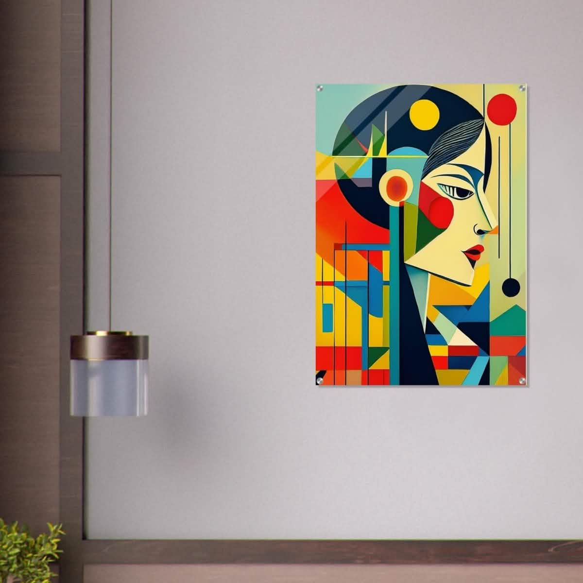 Da Vinci Contemporary Modern Wall Art - Acrylic Print - 70x100 cm / 28x40″ -