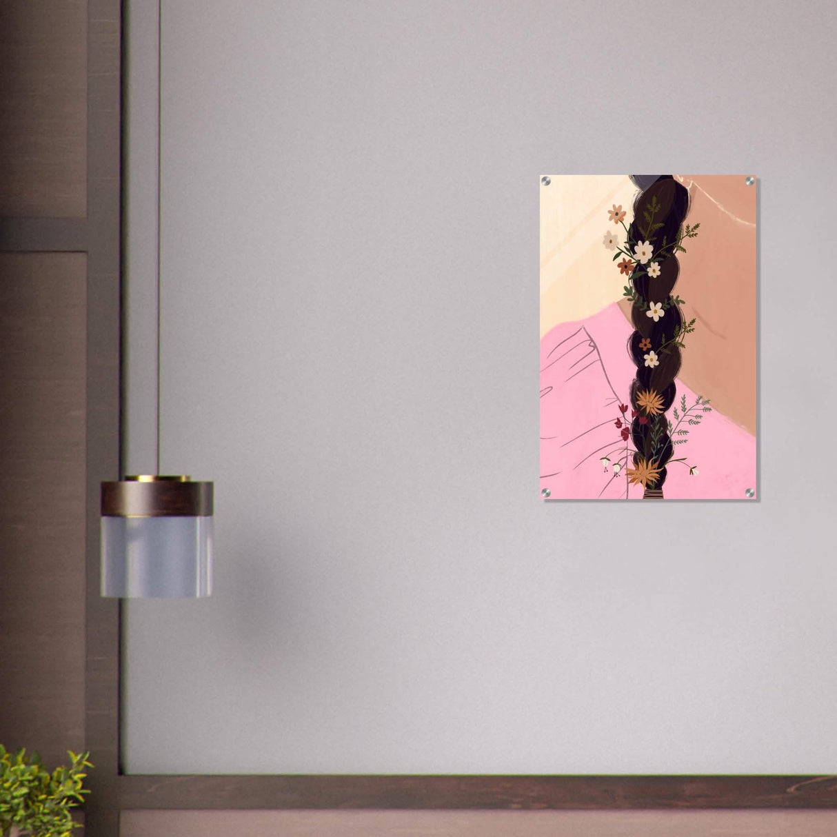 Da Vinci Contemporary Modern Wall Art - Acrylic Print - 50x75 cm / 20x30″ -